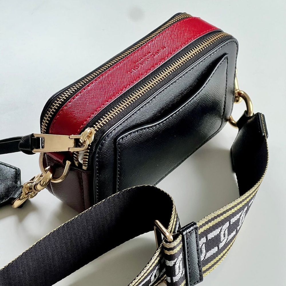 MARC JACOBS the snapshot camera bag red/black NWT in packaging - Picture 6 of 11